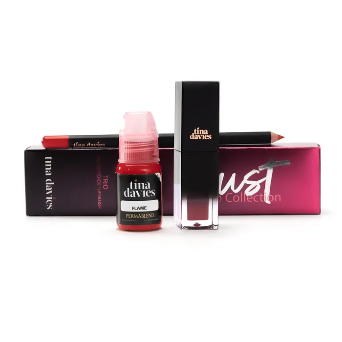 Perma Blend Vibrators Tina Davies Lip Trio Perma Blend Flame