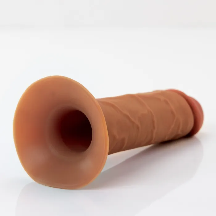 Pipedream Products Female Sex Toys Fantasy XTensions Elite Hollow 6 Inch Silicone Dildo StrapOn Harness Chocolate