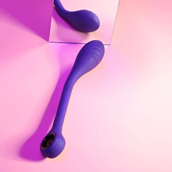 Playboy Spot On Rechargeable Posable Silicone Gspot Vibrator Evolved Novelties Female Sex Toys