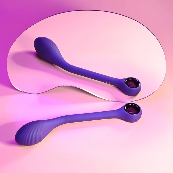 Playboy Spot On Rechargeable Posable Silicone Gspot Vibrator Evolved Novelties Female Sex Toys