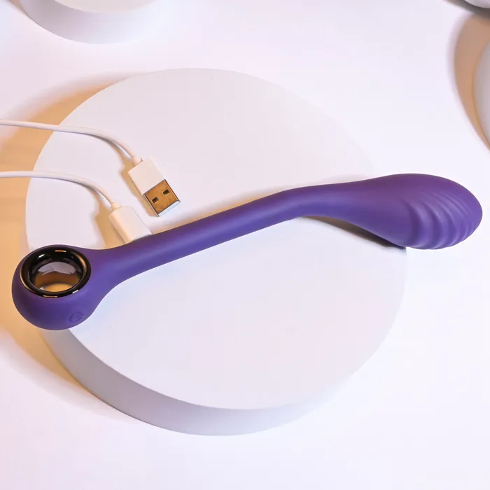 Playboy Spot On Rechargeable Posable Silicone Gspot Vibrator Evolved Novelties Female Sex Toys
