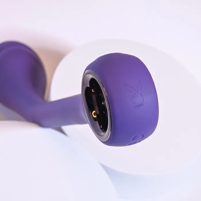 Playboy Spot On Rechargeable Posable Silicone Gspot Vibrator Evolved Novelties Female Sex Toys