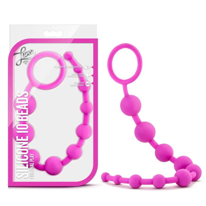 Pleasher Spot Anal Luxe Silicone 10 Beads