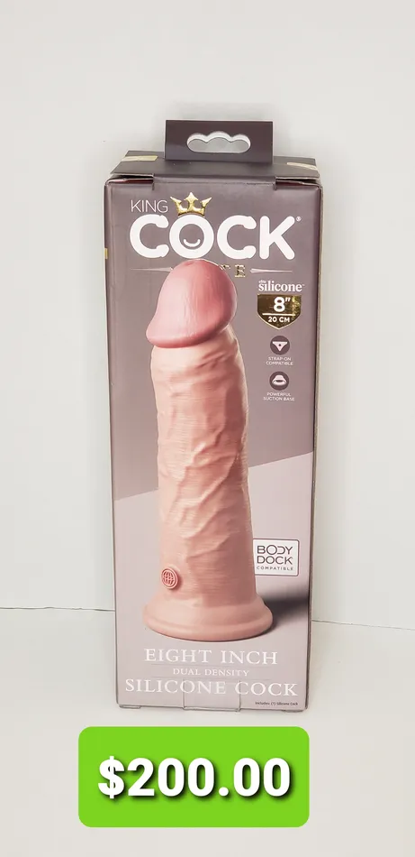 Pleasher Spot Dildos King Cock Elite 8 inch Silicone Cock Pleasher Spot Dildos King Cock Elite 8 inch Silicone Cock