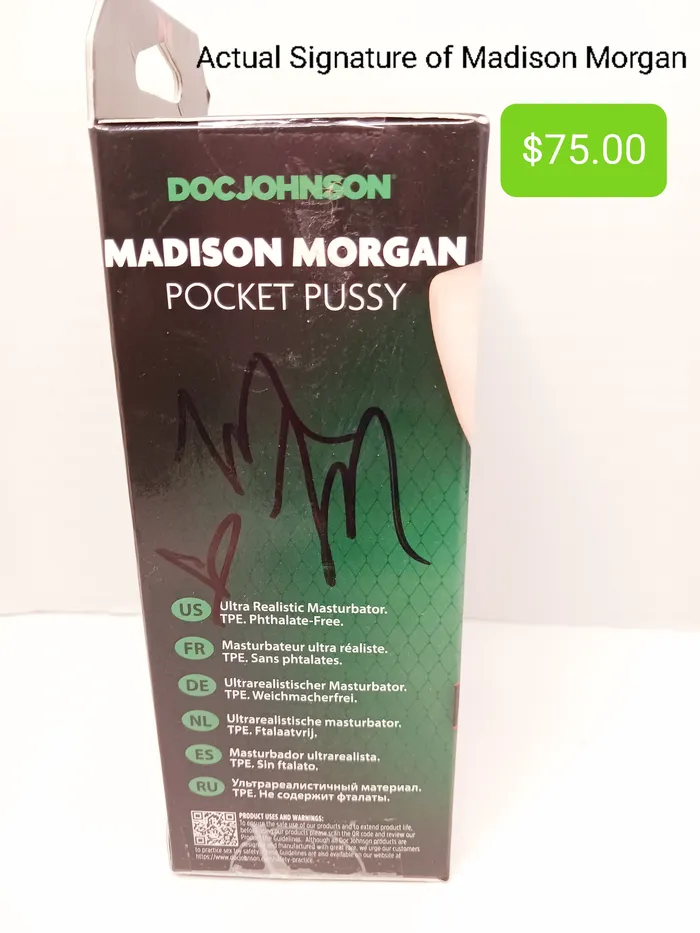 Pleasher Spot Madison Morgan Pocket Pussy Male Sex Toys