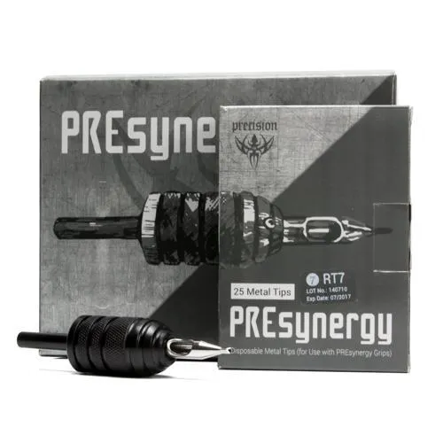 Precision Couples PREsynergy Disposable Metal Sterilized Tips Box of 25