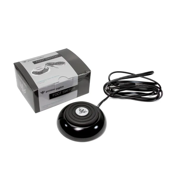 Precision Male Sex Toys Precision Heavy Duty Round Metal Foot Pedal with Phono Tip