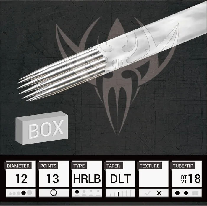 Precision Needles Female Sex Toys 12 Hollow Round Liner 25mm Taper Precision Needles Box of 50 Premade Sterilized Tattoo Needles