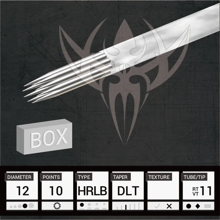 Precision Needles Female Sex Toys 12 Hollow Round Liner 25mm Taper Precision Needles Box of 50 Premade Sterilized Tattoo Needles