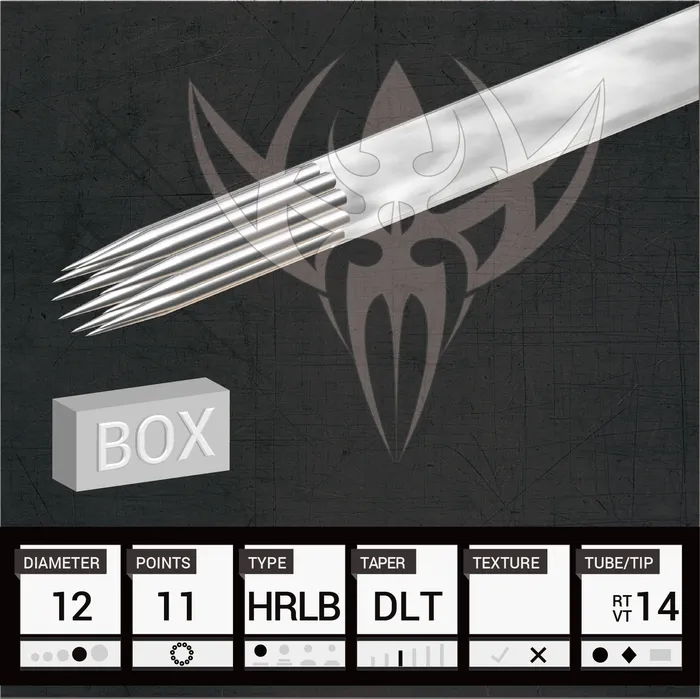 Precision Needles Female Sex Toys 12 Hollow Round Liner 25mm Taper Precision Needles Box of 50 Premade Sterilized Tattoo Needles