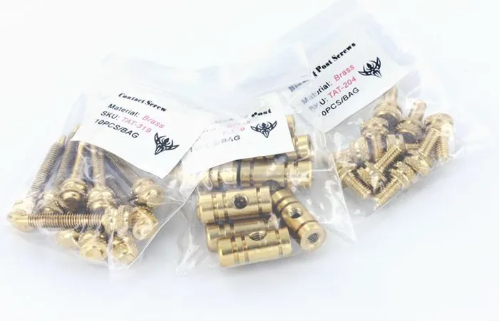 Precision Vibrators Short Brass Contact Screw M4 Metric Version 5