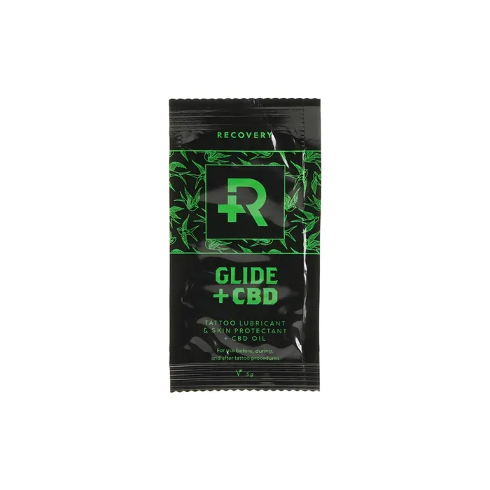 Recovery Vibrators Recovery Tattoo Glide CBD 5g Pouch