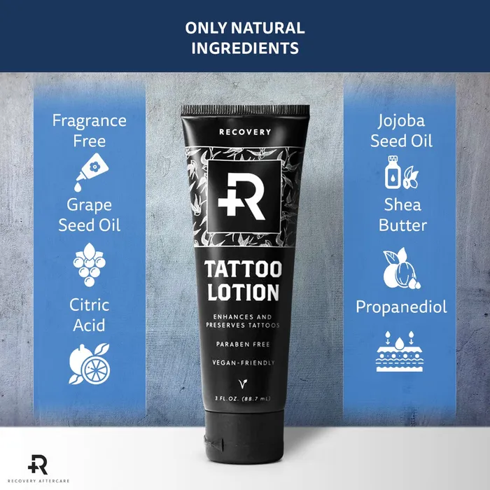 Recovery Vibrators Recovery Tattoo Lotion 3oz Tube