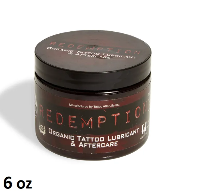 Redemption Lubricants Redemption Organic Tattoo Lubricant and Aftercare 6oz Jar