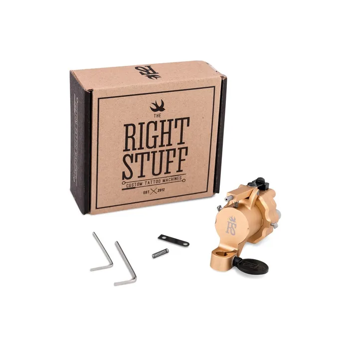 Right Stuff REverse Rotary Tattoo Machine Gold Right Stuff Female Sex Toys