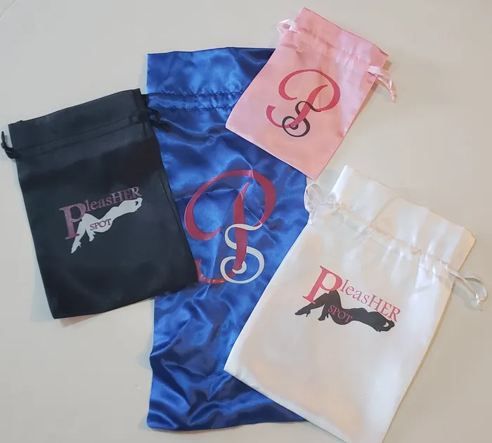 Satin Toy Storage Bags Pleasher Spot Vibrators