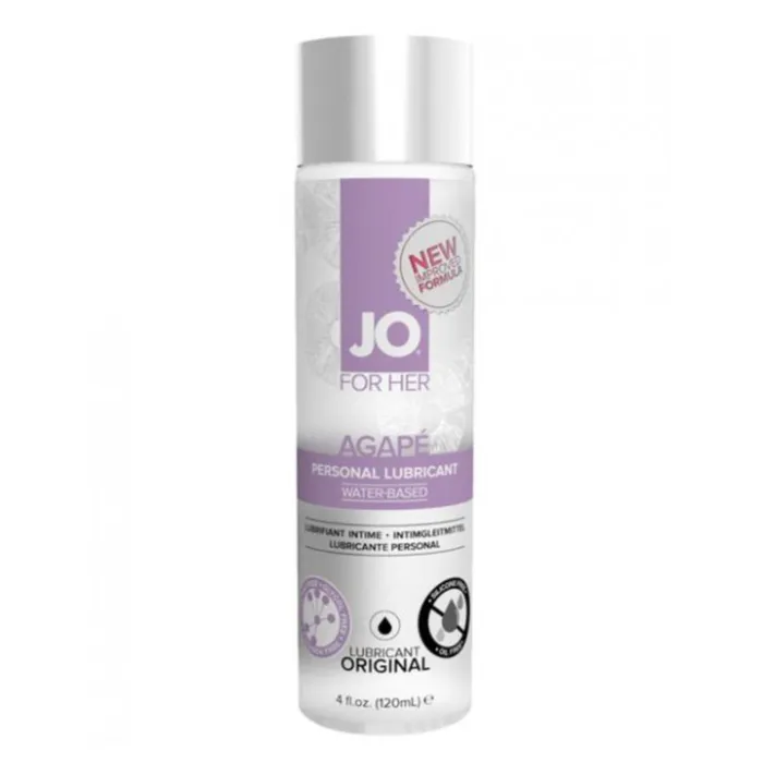Sexual Health Wellbeing System Jo Jo Agape Original Water Based Glycerin Free Lubricant 4oz