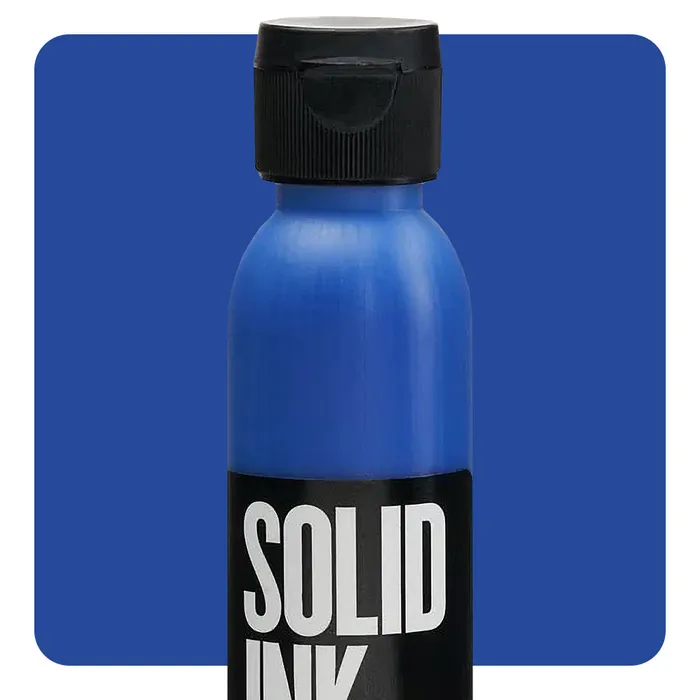 Solid Ink Old Pigments 2oz Bottle Blue 15 Solid Ink Vibrators
