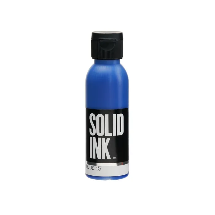 Solid Ink Old Pigments 2oz Bottle Blue 15 Solid Ink Vibrators
