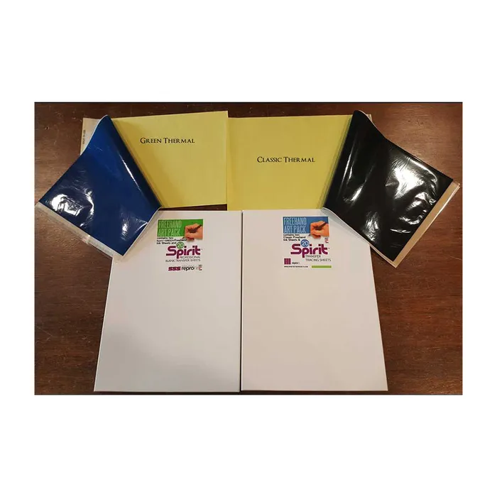 Spirit Vibrators Spirit Freehand Art Pack 2 Classic Green Freehand Sheets and 20 Blank Transfer Sheets