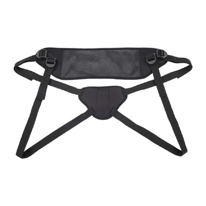 Sportsheets Female Sex Toys Breathable High Waisted Adjustable Black Strap On Harness
