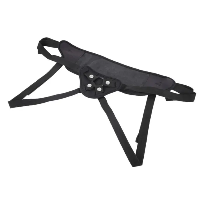 Sportsheets Female Sex Toys Breathable High Waisted Adjustable Black Strap On Harness