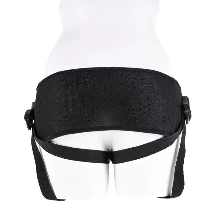 Sportsheets Female Sex Toys Breathable High Waisted Adjustable Black Strap On Harness