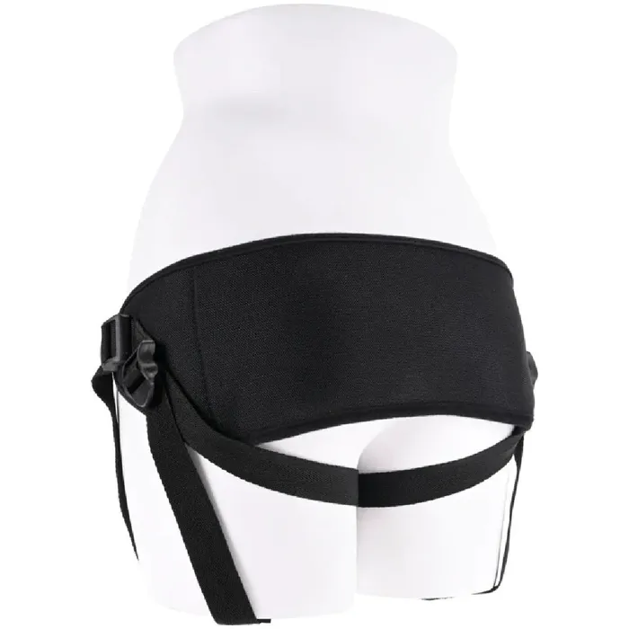 Sportsheets Female Sex Toys Breathable High Waisted Adjustable Black Strap On Harness