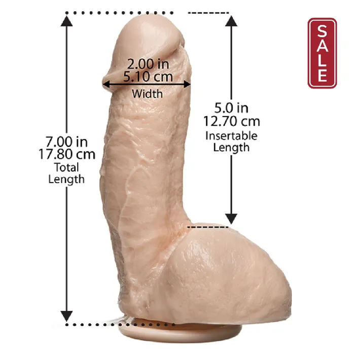 Squirting Realistic Cock 7 Ejaculating Dildo with Suction Cup Vanilla Doc Johnson Female Sex Toys