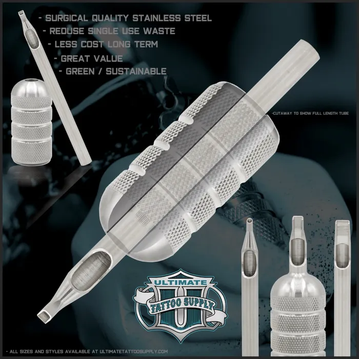 Sure Shot Steel Tube and Tip Combo 9 Mag Curved SureShot Dildos