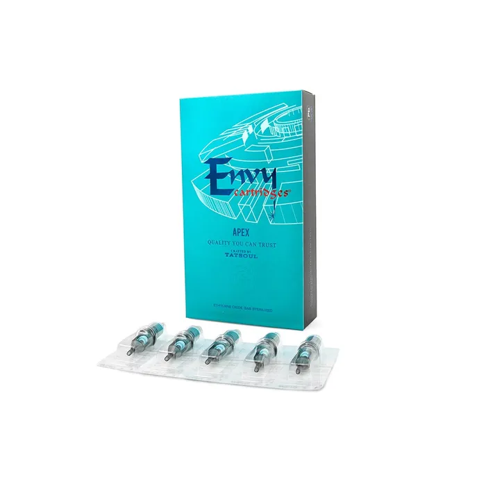 TATSoul Female Sex Toys Envy Apex Hollow Cartridge Tattoo Needles Box of 10