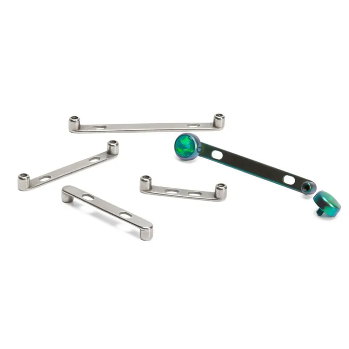 Tilum 12g Rata Titanium Flat Surface Bar with 2mm Rise Price Per 1 Tilum Male Sex Toys