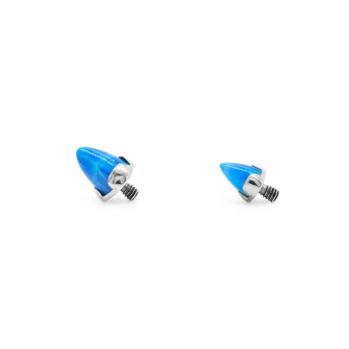Tilum 14g12g Internally Threaded Titanium Opal Cone Top Price Per 1 Tilum Vibrators
