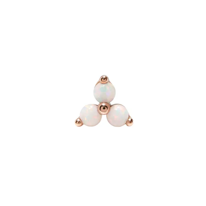 Tilum 14kt Rose Gold Trinity Opal Threadless Top Price Per 1 Tilum Vibrators