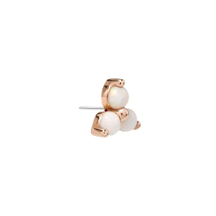 Tilum 14kt Rose Gold Trinity Opal Threadless Top Price Per 1 Tilum Vibrators