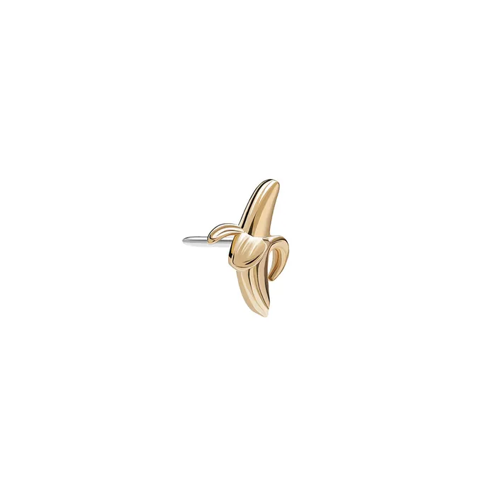 Tilum 14kt Yellow Gold Banana Threadless Top Price Per 1 Tilum Vibrators