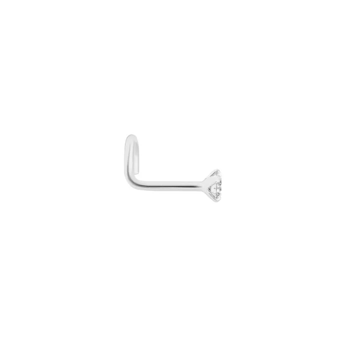 Tilum 20g 25mm Real Diamond White Gold Nose Screw Tilum Dildos