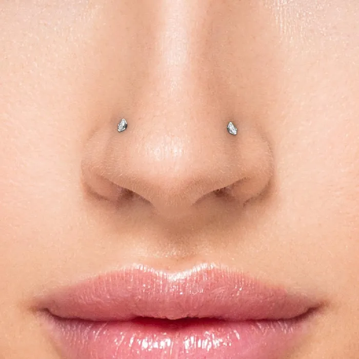 Tilum 20g 25mm Real Diamond White Gold Nose Screw Tilum Dildos