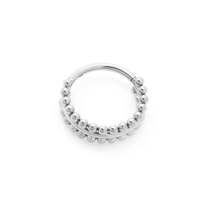 Tilum Anal Tilum 16g Beaded Channel Titanium Clicker Price Per 1
