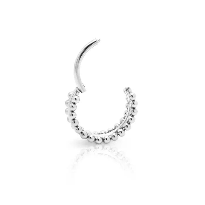 Tilum Anal Tilum 16g Beaded Channel Titanium Clicker Price Per 1