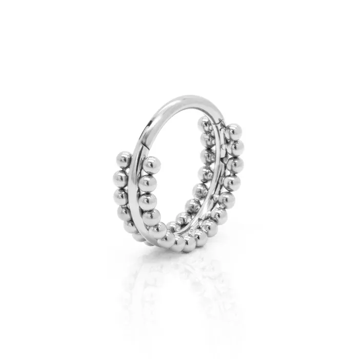 Tilum Anal Tilum 16g Beaded Channel Titanium Clicker Price Per 1