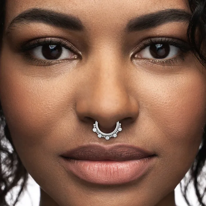 Tilum Anal Tilum 16g Crystal Jewel Bubble Titanium Clicker Price Per 1