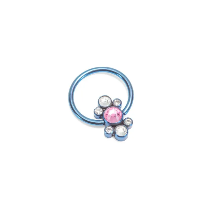 Tilum Galaxy Cluster Captive Bead Choose 4mm Jewel Price Per 1 Tilum Vibrators