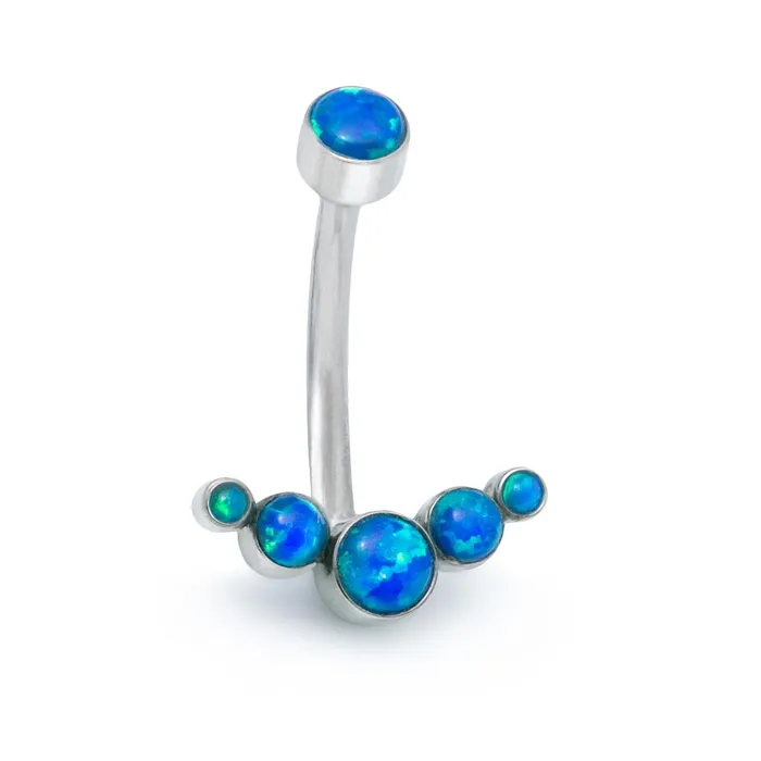 Tilum Male Sex Toys Tilum 14g 716 Crescent Opal Cluster Titanium Belly Button Ring Tilum Male Sex Toys Tilum 14g 716 Crescent Opal Cluster Titanium Belly Button Ring