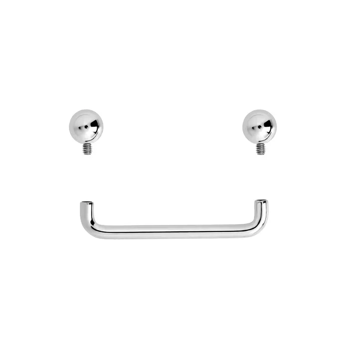 Tilum Male Sex Toys Tilum 14g Internally Threaded Titanium Surface Barbell with 275mm Rise Price Per 1