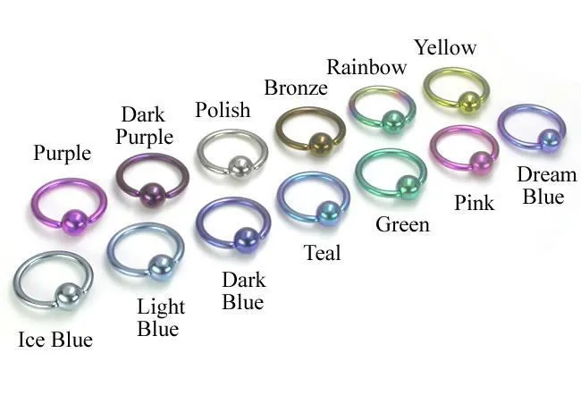 Tilum Male Sex Toys Tilum 14g Titanium Captive Bead Ring Price Per 1