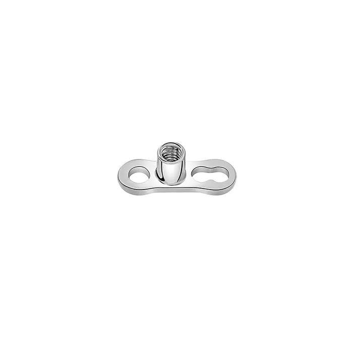 Tilum Male Sex Toys Tilum 14g Titanium Dermal Anchor with 2mm Rise and 2Hole Base Price Per 1