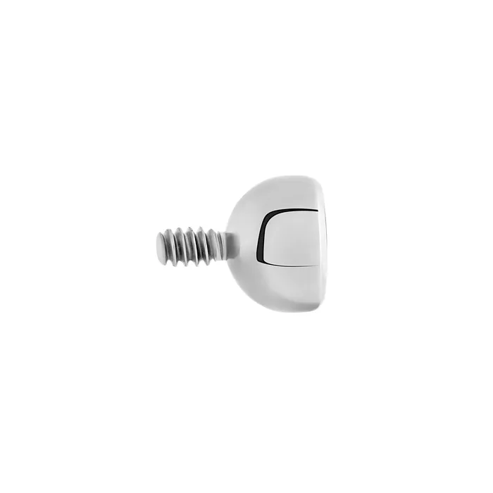 Tilum Male Sex Toys Tilum 18g16g Internally Threaded Titanium Jeweled Half Ball Top Price Per 1
