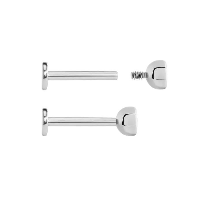 Tilum Male Sex Toys Tilum 18g16g Internally Threaded Titanium Jeweled Half Ball Top Price Per 1