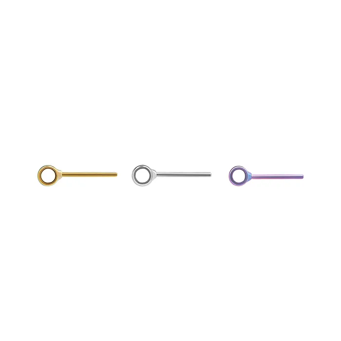 Tilum Replacement Titanium Pin with Jump Ring Price Per 1 Painful Pleasures Male Sex Toys